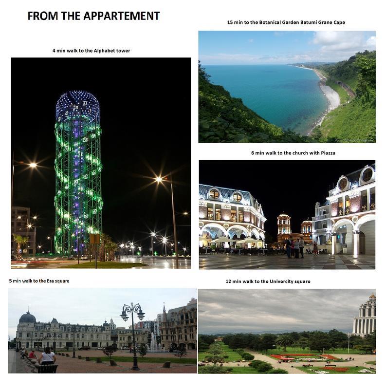 Appartamento View Of The Tower Of Alphabet Batumi Esterno foto